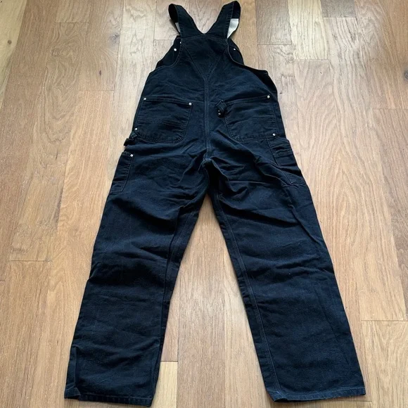 Carhartt Black Denim Overalls - Picture 3 of 4